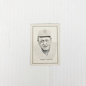 Vintage 1950 Callahan Hall of Fame Wilbert Robinson Baseball Trading Card